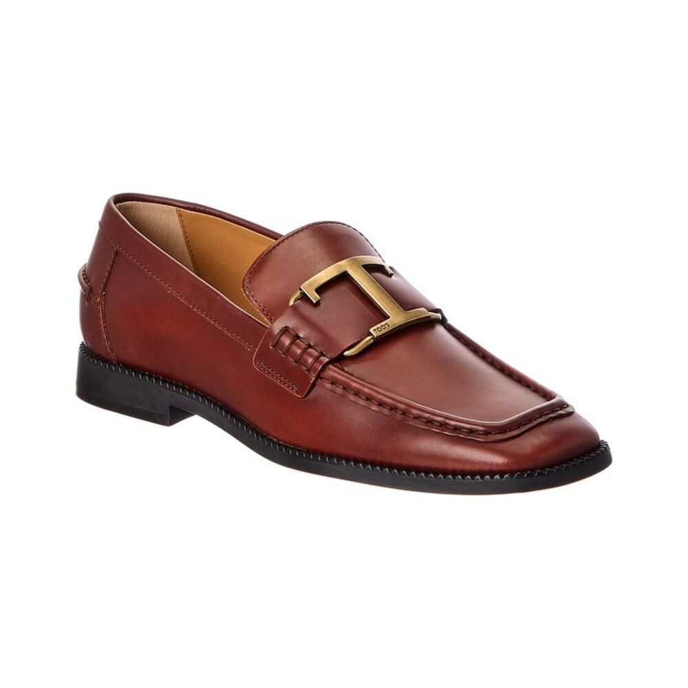 Tod’S Leather Loafer, Brown